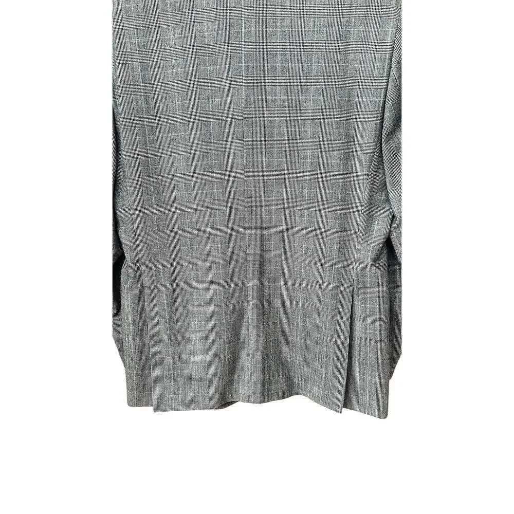 Brooks Brother’s Men’s Gray Glen Plaid Wool Blend Suit Jacket & Pants Size 46L